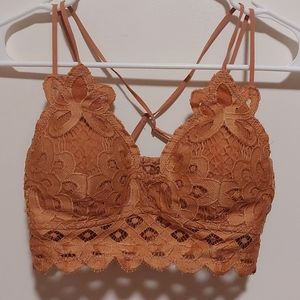 Small neutral orange bralette
